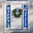 thumbnail image 5 of Dvkptbk Independence Day Couplets Printed Door Curtain Party Party Flags, 5 of 5