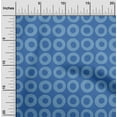thumbnail image 2 of oneOone Polyester Spandex Blue Fabric Geometric Craft Projects Decor Fabric Printed By The Yard 56 Inch Wide, 2 of 5