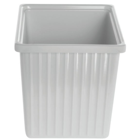 HUBERT® Garnish Bowl Square White Melamine - 6" L x 6" W x 7" H