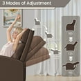 thumbnail image 6 of Lumihaven Massage Recliner Chair with Remote Control Single Sofa with PU Leather Space-Saving Design for Living Room & Bedroom, 6 of 6