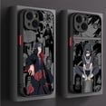 thumbnail image 2 of Funda de narutos-itachis para Apple iPhone, 15, 11, 14, 13, 12 Pro, 7, XR, X, XS, Max, 8 Plus, 6, 6S, SE, 2022, 15Pro, color negro mate, 2 of 5