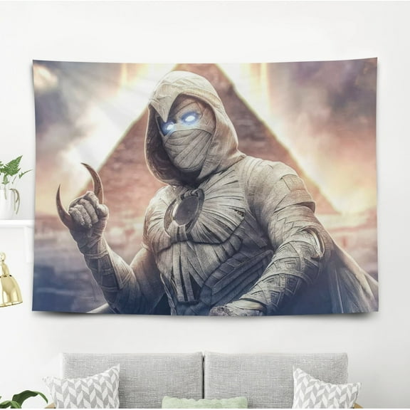 Moon Knight Tapestry Wall Hanging for Livng Room Bedroom Wall Decor Boys 5x3ft