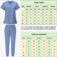 thumbnail image 2 of Médicas Ropa De Trabajo Médico Pijamas Uniforme Quirúrgico, 2 of 8