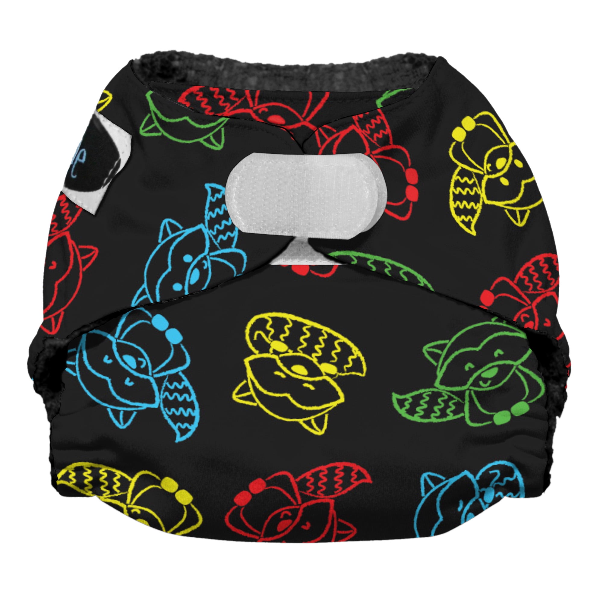 Imagine Baby Products Newborn All in One Stay Dry Diaper, H&L, Raccoon