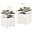 White-set 2, variant on Farmhouse Nightstand Set of 2 with Charging Station, Rustic End Table Bedroom with Storage Living Room Side Table White Night Stand Industrial Bedside Bed Table with USB Ports and Outlets