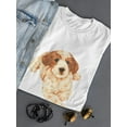 thumbnail image 3 of A Young Puppy Dog T-Shirt Women -Image by Shutterstock, Female x-Large, 3 of 4