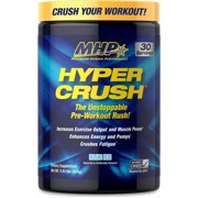 مسحوق ما قبل التمرين MHP Hyper Crush – دعم الطاقة والمضخات والتعب – 3 جرام كرياتين، سيترولين، 350 مجم كافيين – بلو آيس، 30 وجبة