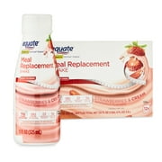 Equate Meal Replacement Shake, Strawberry, 11 fl oz, 12 Ct