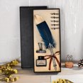 thumbnail image 2 of Retro Vintage Calligraphy Feather Pen Writing Pen Stationery Gift Box, 2 of 21
