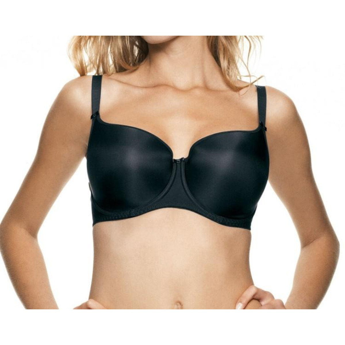 New Fantasie Womens Smoothing T-Shirt Underwire Bra Black 4510 32G