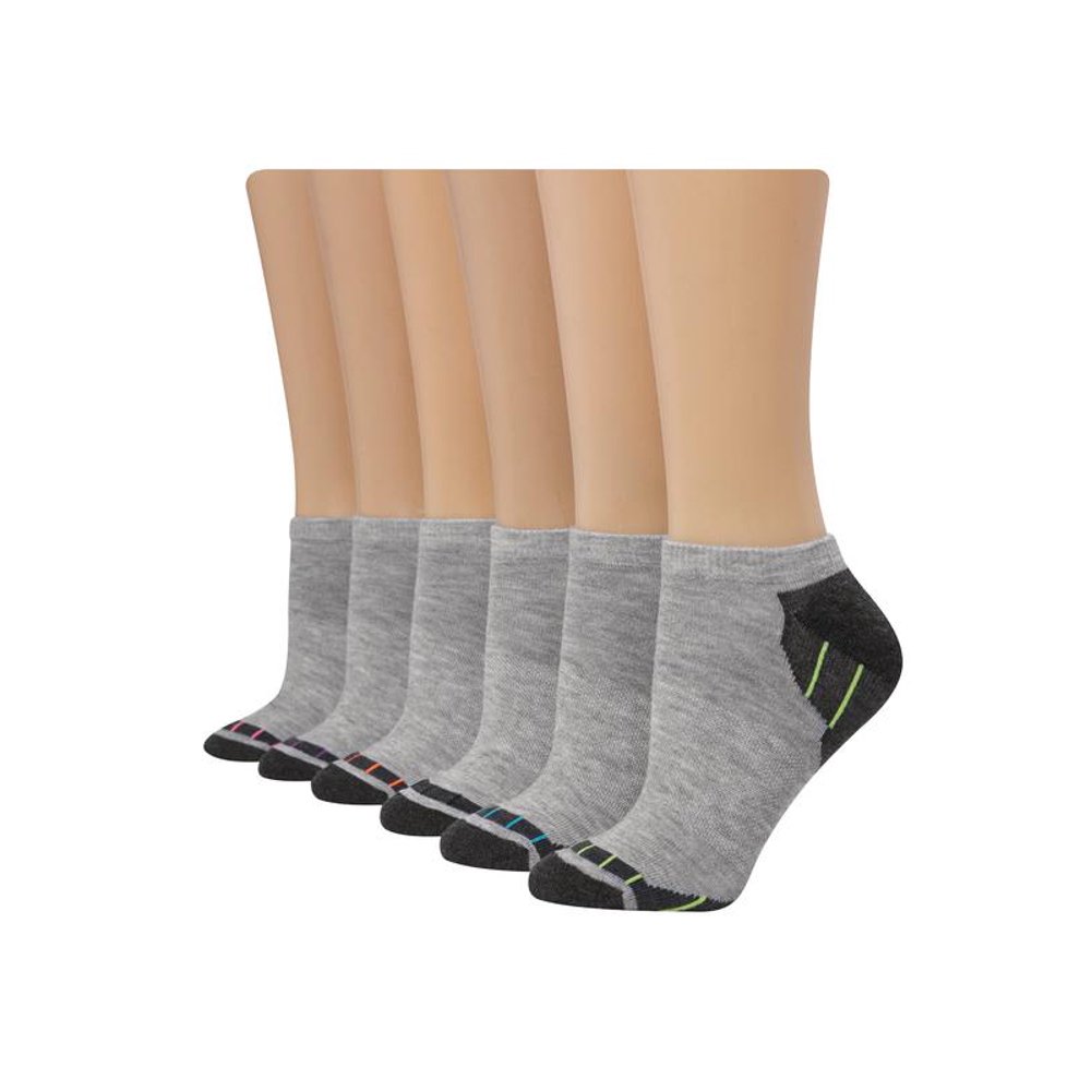 Hanes Hanes Women's Comfort Fit No Show Socks, 6 Pack