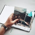 thumbnail image 2 of Vintage 300 Pages 6 Inch Photo Album Interstitial Paper Core Album Family Memory Scrapbook Gift (Black), 2 of 8