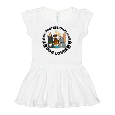 

Inktastic Professional Dog Lover with Cute Dog Family Girls Baby Dress