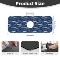 thumbnail image 2 of Sikiie Ornamental Fish Splash Guard for Sink Faucet-1 PC Super Absorbent Fast Drying Mat Sink Gadgets-Splash Guard for Kitchen, Sink Mat, 2 of 7