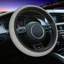 Steering Wheel Cover - Gray Glitter Pattern Universal Car Accessories for Diverse Cars, Anti-Slip Soft Car Steering Wheel Cover Women Men 15 Inch