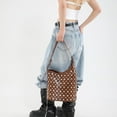 thumbnail image 4 of SPEKSEE Studded Purse Faux Leather Tote Bag Y2K Hobo Bags Trendy Shoulder Bag 90s Punk Handbags, 4 of 12