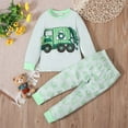 thumbnail image 2 of Hessimy Baby Unisex Essentials Must Haves Cotton Clothes Outfit Sets Baby Girl Layette Sets 0-3 Months (Tops+Hat+Pants+Bib)5pcs 8pcs (Green,3-4 Yeas), 2 of 9