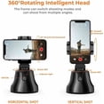 thumbnail image 4 of Trípode para smartphone, soporte para selfies, seguimiento automático de 360 grados, 4 of 4