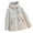 White, variant on Women's Thick Down Coat Warm Winter Puffer Jackets Hooded Parka Jacket with Adjustable Waist Khaki L