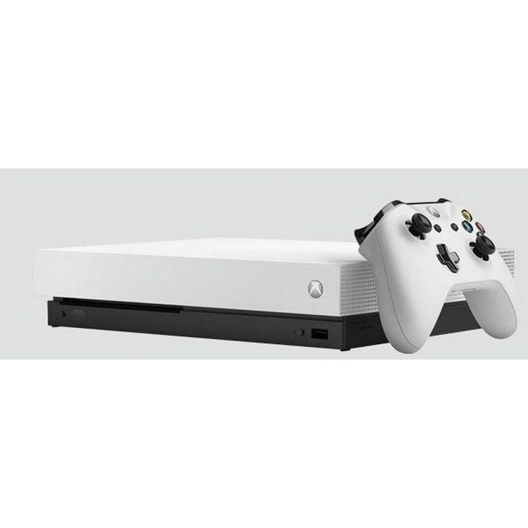 Microsoft Xbox One S White 1TB Gaming Console with Shock Blue