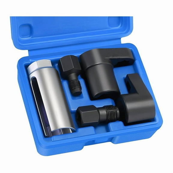 5-Piece O2 Oxygen Sensor Socket & Thread Chaser Set - Automotive Tool for Removal