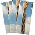 thumbnail image 2 of GZHJMY Funny Giraffes Kitchen Towels 18x28inch Ultra Soft Absorbent Quick Drying Kitchen Dish Towels Washable Cleaning Cloths Hand Towels Tea and Bar Towels, 1 Pack, 2 of 7