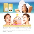 thumbnail image 4 of Crema de protección solar con protector solar FPS 50 para el cuidado del rostro, productos para el cuidado de la piel iluminadores, control de grasa, crema de protección UV con menta a prueba de agua, 4 of 4