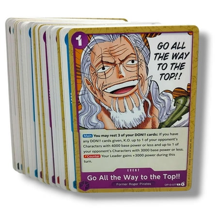 One Piece Carrying On His Will 50 Commons Lot of 50 Single Cards
