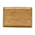 thumbnail image 4 of Bandeja de madera de bambú Plato de madera maciza Plato rectangular de bambú Bandeja de madera Bandeja de té en forma de disco Plato de madera para barbacoa, 4 of 5