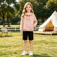 thumbnail image 5 of Girls' Sun Protection Jackets Lightweight Comfy Casual Fashion Outwear Hooded Full Zip Coat With Pockets (3-4 Years, Pink), 5 of 7