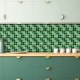 thumbnail image 4 of Pegatinas de pared 10 piezas 3D de azulejos de cristal, pegatinas autoadhesivas para decoración de cocina y baño, pegatinas de azulejos de cerámica., 4 of 9