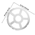 thumbnail image 2 of SEWACC 2pcs Stove Accessories Silver Stove Trivet Galvanized Plate Support Stand for Kitchen Use, 2 of 8