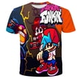 thumbnail image 1 of Camisetas Funkin de Fridany Night para niños y niñas, ropa de verano para niños, camisetas de manga corta, ropa de 1 a 14 años, disfraces para niños 11T Gao Jinjia LED, 1 of 2