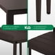 thumbnail image 5 of Juego De Comedor 4 Sillas y Mesa De Vidrio Templado Lexus marron 5, 5 of 8