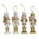 thumbnail image 1 of 4 piezas de cascanueces navideños, figuras de madera para manualidades, figuras de cascanueces, estatuas de cascanueces para decoración de repisas de, 1 of 7