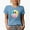 Baby Blue, variant on Tanned and Tipsy, 90s Retro & Tie Dye Art Summer Themed Merch Gift, White T-Shirt, Medium