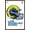 Mahogany Framed Version, variant on NFL Los Angeles Rams - Drip Helmet 20 Wall Poster with Push Pins, 14.725" x 22.375"