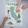 thumbnail image 3 of Ferndale, California, Typography and Icons (1000 Piece Puzzle, Size 19x27, Challenging Jigsaw Puzzle for Adults and Family, Made in USA), 3 of 4