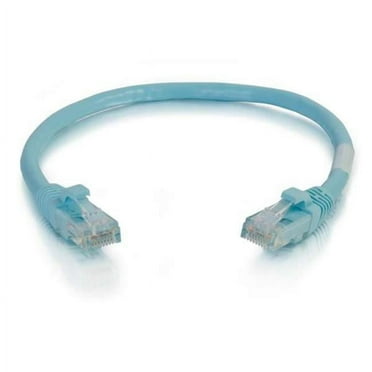C2G 10ft Cat6a Snagless Unshielded (UTP) Network Patch Ethernet Cable-Aqua