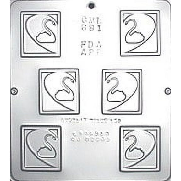 681 Swan Mint Chocolate Candy Mold