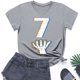 thumbnail image 4 of Blusas y camisas de manga corta con cuello redondo para niños pequeños, niños y niñas, camisetas estampadas de moda, lindas camisetas de manga corta con cuello redondo y estampado, blusa para niña, 4 of 7