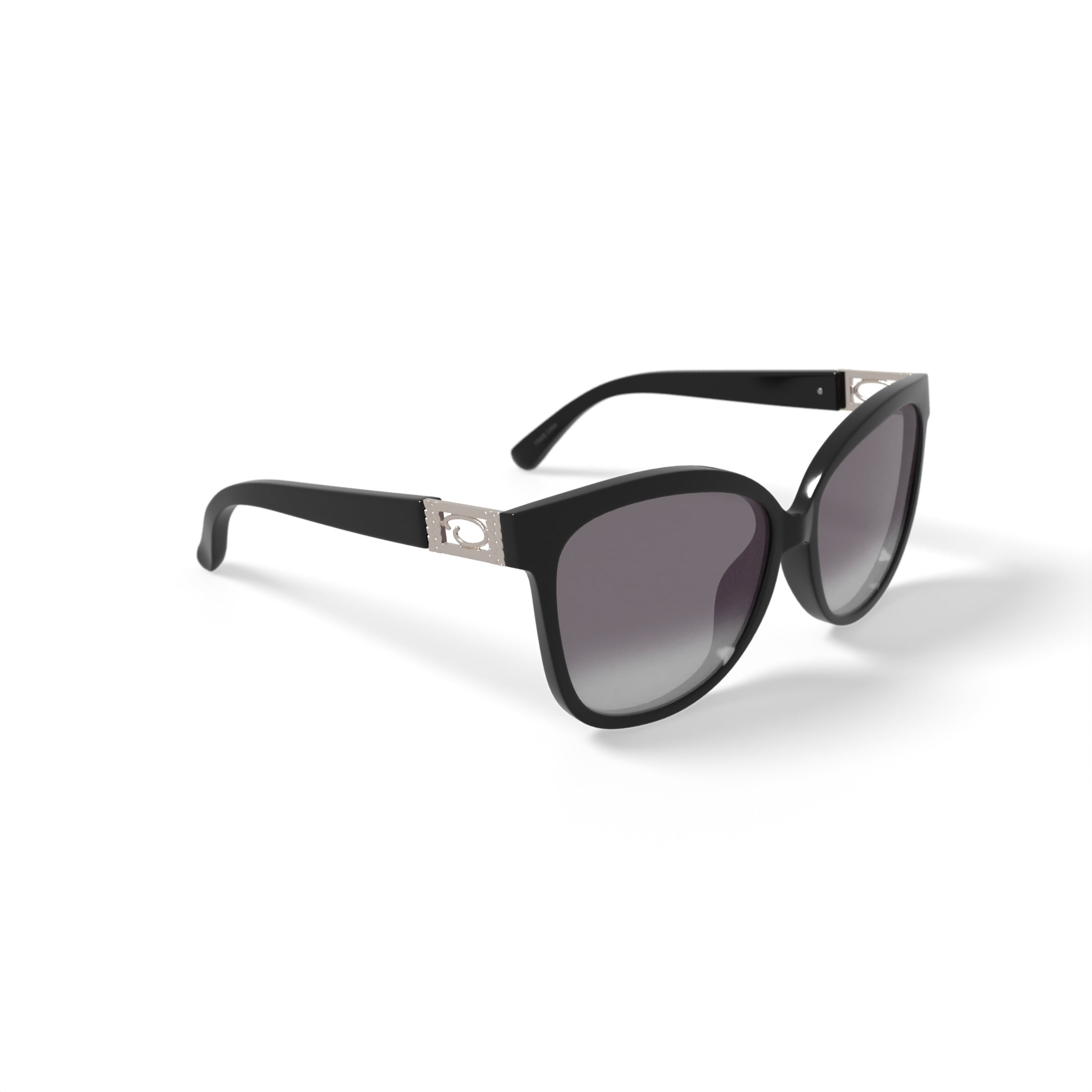 Oscar Women's Rx'able Fashion Sunglasses, O1322, Black, 57-15-145, with Case