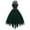 Dark Green, variant on Women Gothic Midi Lace Dress Casual Sleeveless Stitching Chiffon Black Homecoming Dresses