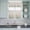 Green Pink Beige, variant on 3 Piece Kitchen Curtains and Valances Set Botanical Cafe Curtains 24 Inch Length Blue Pink Daisy Floral Watercolor White Valance & Tier Curtain for Living Room Bedroom Small Window 54"x18"+27"x24"*2
