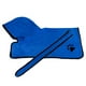 thumbnail image 2 of Toalla de secado rápido para perros de invierno con cinturón para perros grandes y medianos L-azul, 2 of 9