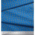 thumbnail image 2 of Soimoi Cotton Duck Fabric French Horn Musical Instrument Decor Fabric Printed Yard 42 Inch Wide, 2 of 3