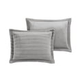 thumbnail image 3 of Madison Park 100 pour Cent Polyester Amara Sculpté Fourrure Couette Sertie en Gris, 3 of 10