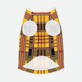 thumbnail image 6 of LNWH Yellow Plaid Scottish Pattern Dog Clothes, Breathable Warm Cotton Pet Clothes XX-Large, 6 of 8