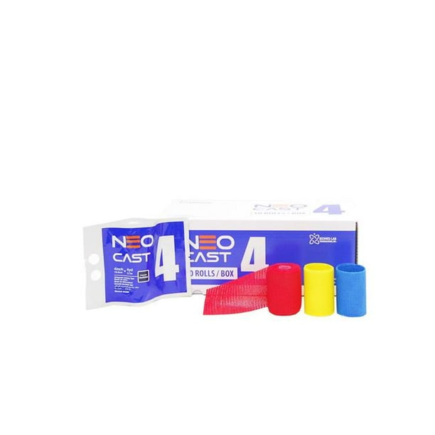 Neo Cast Npc 4f Gr 4 In X 4 Yards Fiberglass Casting Tape 44 Green 10 Rolls Per Box Walmart Com Walmart Com