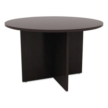 Valencia Round Conference Table W/legs  29 1/2h X 42 Dia.  Espresso
